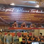 KPU Kabupaten Kediri Adakan Rapat Pleno Terbuka Rekapitulasi Dan Daftar Pemilh Tetap (DPT) Tingkat Kabupaten, Untuk Pemilihan Gubernur Dan Wakil Gubernur Jawa Timur Serta Bupati Dan Wakil Bupati Tahun 2024