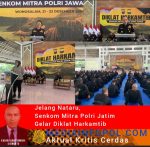 Jelang Nataru, Senkom Mitra Polri Jatim Gelar Diklat Harkamtib.