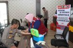 Vaksinasi Hepatitis B Tahap 2 di Gelar Polres Kediri Kota