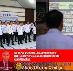 Ikuti Apel  Bersama Lapas Banyuwangi Awal Tahun 2025 Jajaran Kemenko Hukum, HAM dan Imipas