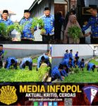Komitmen Dukung Ketahanan Pangan Berkelanjutan, Lapas Banyuwangi Kembali Panen Kangkung