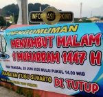 *JEMBATAN TUGU SUHARTO DITUTUP SEMENTARA DALAM RANGKA MEMPERINGATI MALAM SATU SURO*