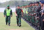 Sambut Kunjungan Kerja Presiden Prabowo Subianto di Bojonegoro, Digelar Apel Pasukan Pengamanan di Lapangan Gayam