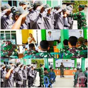 TMMD 125 Bojonegoro Gelar Pembinaan Anggota Linmas Desa Soko