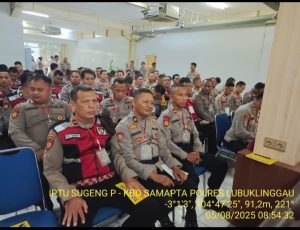 Antisipasi Musim Kemarau, Personel Polres Lubuklinggau Dibekali Pelatihan Karhutbunla