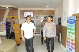 Kapolres Kediri Kota Berkunjung dan Silaturahmi ke Rumah Sakit Bhayangkara Kediri.