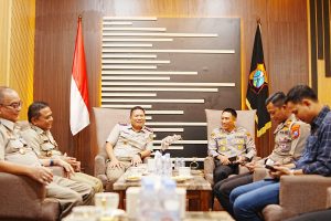 Silaturahmi BPN Kabupaten Kediri dengan Polres Kediri Kota Pererat Sinergi Jaga Kondusifitas