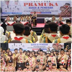 Puluhan Regu Pramuka Bojonegoro Ikuti Lomba Peraturan Baris Berbaris, Ajang Pembentukan Karakter Disiplin