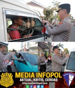 Kapolres Jember : Seni Membangun Semangat Kebangsaan Lewat Bendera Merah Putih