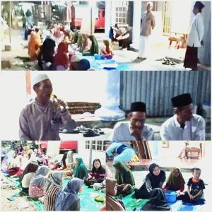 Tumplek-Blek, Gerak Cepat Masyarakat Antusias Membawa Tumpeng Menuju Jalan Sendang Bogo RT ; 05