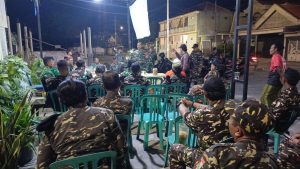 Patroli Siskamling Kecamatan Benowo-Pakal Perkuat Sinergitas TNI, GP Ansor, dan Banser