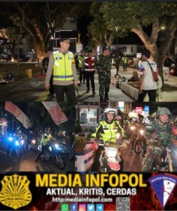 Polres Jember Bersama TNI dan Elemen Masyarakat Gelar Patroli Gabungan Skala Besar