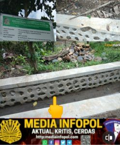 Proyek Irigasi Tersier Diduga Penggunaan Material Yang Tidak Sesuai Harapan Penerima Manfaat.