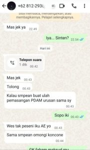 Wartawan di Gresik Terima Pesan Ancaman Usai Liput Proyek PDAM Gempolkurung