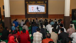 Selamatkan Masyarakat dari Judol, Polres Jombang Gelar Nobar Film No More Bet