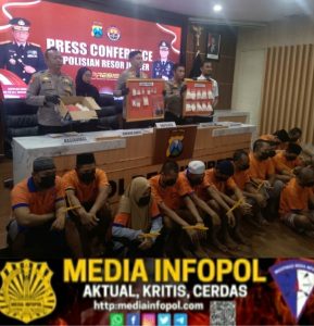 Polres Jember dan Sat Narkoba Berhasil Mengungkap Dan mengamankan puluhan tersangka di wilayah Jember 