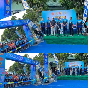 Kapolres Kediri Ikuti Wira Yudha Fun Run 8K, Wujud Sinergitas TNI-Polri di Momen HUT ke-80 TNI