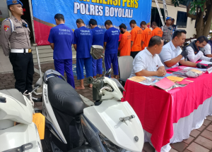 Kecanduan Main Trading , Sejumlah Pemuda Di Boyolali Mencuri Belasan Motor