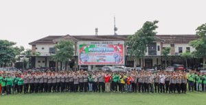 Wujud Sinergi Menjaga Keamanan dan Ketertiban, Polres Jombang Gelar Apel Ojol Kamtibmas