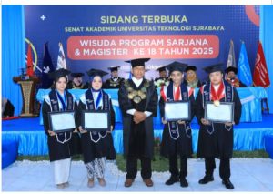 Wisuda ke – XVIII Universitas Teknologi Surabaya tahun 2025 – Awal Masa Depan Cemerlang