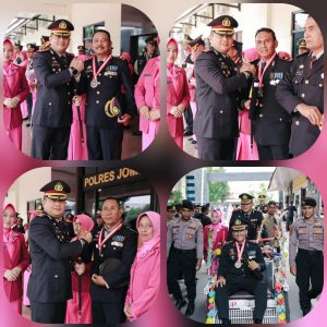 Kapolres Jombang Hiasi Pensiun Anggota Polri dengan Tradisi Unik dan Penuh Makna