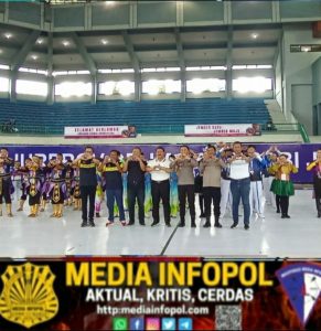 Waka polres Jember Kompol Ferry Dharmawan Menghadiri kegiatan pembukaan ( Kejurprov)