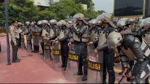 Pengecekan Satuan Samapta Polresta Sidoarjo, Dukung Pengamanan Nataru dan Antisipasi Bencana Hidrometeorologi