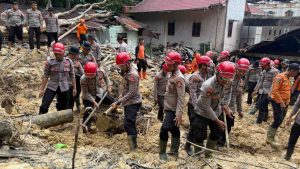 Den Perintis Korsabhara Baharkam Polri, Kerahkan 100 Personel Pengamanan dan Evakuasi Longsor di Sibolga