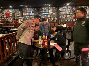 Polres Kediri Razia Tempat Hiburan Malam Jelang Nataru