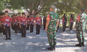 Terus Bergerak, Babinsa Kodim Bojonegoro Lakukan Pembinaan Karakter Generasi Muda Bangsa