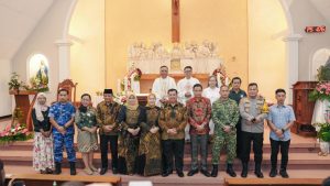 Polres Jombang Pastikan Perayaan Natal 2025 Aman, Kapolres Kunjungi Gereja dan Pos Pengamanan