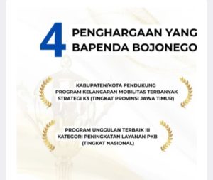 Terus Berinovasi untuk Peningkatan Layanan Publik, Bapenda Bojonegoro Raih 4 Penghargaan Selama 2025