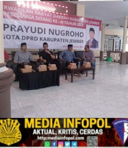 Serap Aspirasi Masyarakat Jember WAHYU PRAYUDI NUGROHO Selaku DEWAN PERWAKILAN RAKYAT dari Partai PDIP
