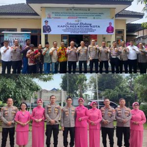 Kapolres Kediri Kota Lakukan Kunjungan Kerja ke Tiga Polsek dan Pembinaan Bhayangkari