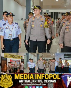 Kapolres Jember Meninjau persiapan Perayaan Natal dan tahun Baru 2025