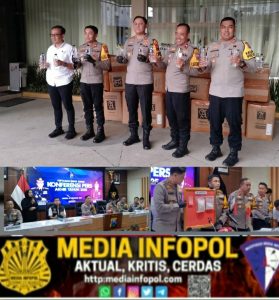 Kapolres Jember AKBP Bobby A.Condroputra,.S.H…,S.I.K.,M.H. Memaparkan Pencapaian Target Sepanjang Tahun 2025 kinerja seluruh Satuan di wilayah Jember