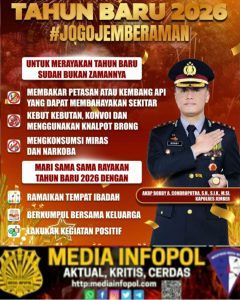 Kapolres Jember Ajak Warga Sambut Tahun Baru 2026 dengan Aman dan Sederhana