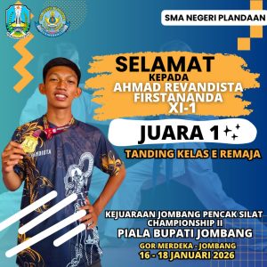 Atlet Pencak Silat SMA Negeri Plandaan Raih Prestasi Gemilang di Jombang Pencak Silat Championship II Piala Bupati 2026
