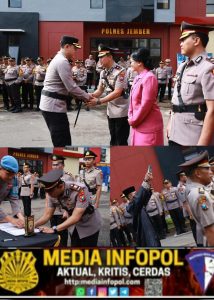 Kapolres Jember Pimpin Sertijab Kasiwas dan 8 Kapolsek, Energi Baru untuk Pelayanan Masyarakat