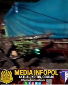 Gerak Cepat Satlantas Polres Jember, Langsung ke TKP Adanya Kecelakaan Tunggal Lalulintas di Kecamatan Sumbersari