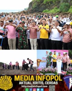Menjawab Arahan Presiden, Gus Fawait Pimpin Ribuan Warga Jember Bersihkan Pantai