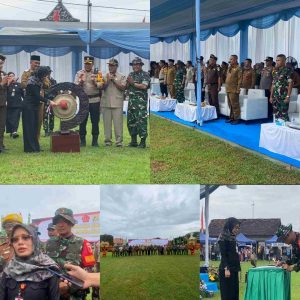 Kodim 0809/Kediri Berkolaborasi Dengan Pemkab Kediri Adakan TMMD ke 127 di Desa Gadungan Kec. Puncu. Kab. Kediri