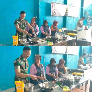 Warnai Kegiatan Nonfisik, TMMD ke-127 Tahun 2026 di Kediri Adakan Pelatihan Masak Bergizi