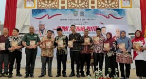 Wakili Gubernur, Pj Sekda Bengkulu Hadiri Seminar Nasional dan Launching Buku “Bumi Merah Putih yang Terlupakan”