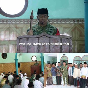 Dansatgas TMMD ke -127 Sampaikan Khutbah Jumat di Desa Gadungan