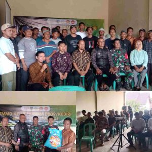 TMMD ke 127 Kediri Perkuat Masyarakat Fasilitasi Bimtek Budidaya Pembenihan Ikan Lele, di Desa Gadungan Kec. Puncu
