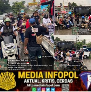 Berbagi Berkah di Hari ke-10 Ramadhan, Tim Takjil MAKI Jatim Bagikan 1.000 Paket Takjil di Raya Juanda