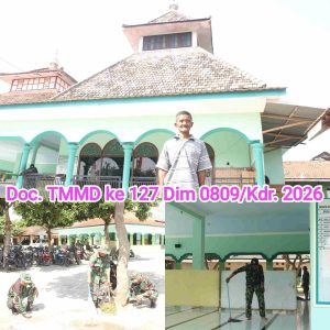 Takmir Masjid Baitul Huda dan Masyarakat Rasakan Dampak Sosial Positif Program TMMD ke-127 di Desa Gadungan Kec. Puncu