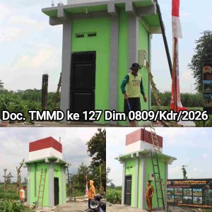 Masyarakat Desa Gadungan Kec. Puncu Antusias Sambut Sumur Bor Program TMMD ke 127, Berharap Panen Tetap Terlaksana Saat di Musim Kemarau.