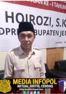 H.Ahmad Hoirozi DPRD Jember Dari partai Gerindra Menampung Aspirasi masyarakat Di Momentum Bulan Suci Ramadhan